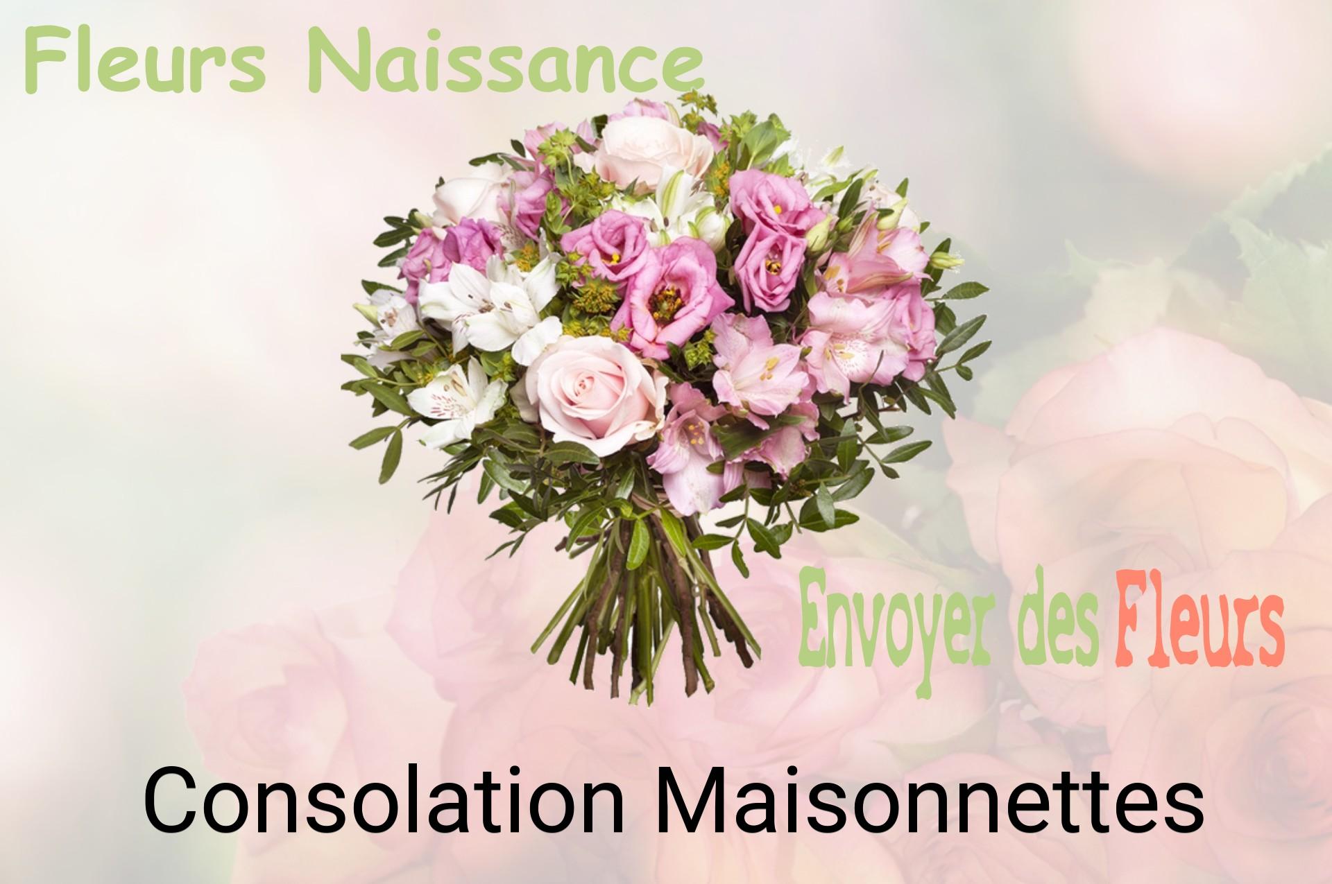 Bouquet de fleurs de naissance livré à Consolation-Maisonnettes